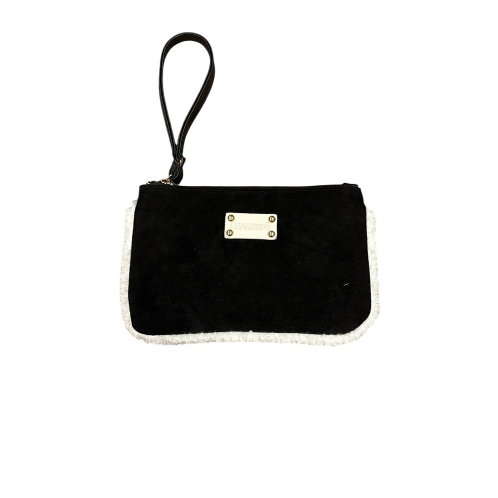 Bear paw Chic Black Wristlet Clutch
